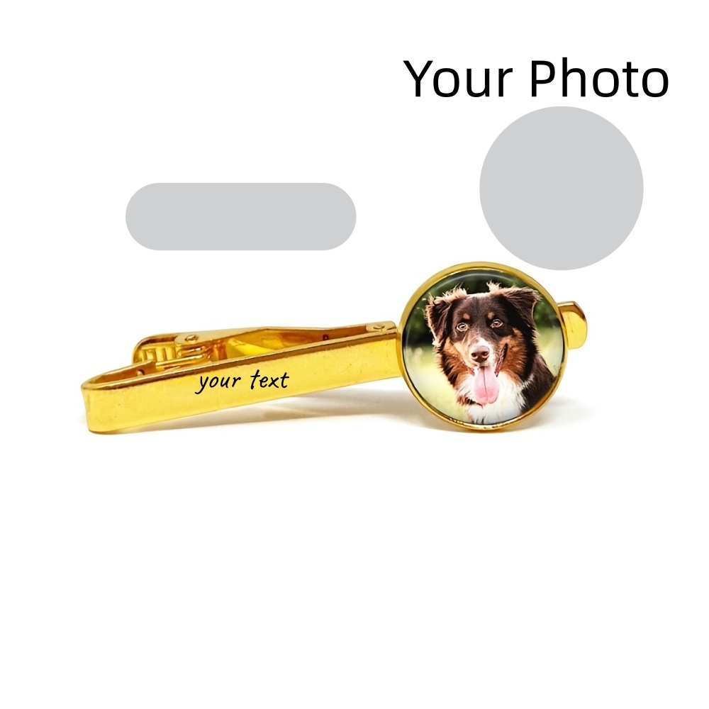 Custom Photo Engraved Text Tie - Men Accessories Wedding recension och pris